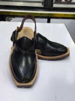Norozi Chappal Premium Black Double Sole - Image 3