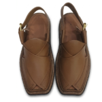 Charsadda Chappal Classic Golden Brown Design Single Sole - Image 3