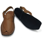 Charsadda Chappal Classic Golden Brown Design Single Sole - Image 2
