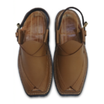 Charsadda Chappal Premium Golden Design Double Sole - Image 2