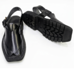 Charsadda Chappal Premium Black Shade Double Sole - Image 2