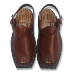 Charsadda Chappal Mustard Brown Color Double Sole - Image 3