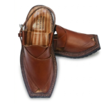 Charsadda Chappal Mustard Brown Color Double Sole