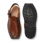 Charsadda Chappal Mustard Brown Color Double Sole - Image 2
