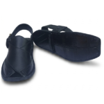 Kaptaan Chappal Classic Mate Black Color Single Sole - Image 3