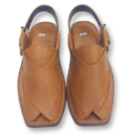 Kaptaan Chappal Single Sole Leather Golden Color - Image 2