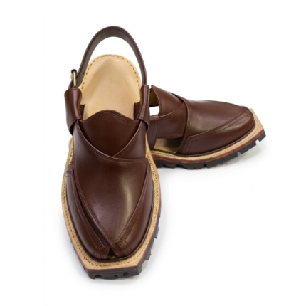Norozi Chappal Classic Brown Double Sole