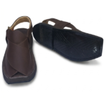 Kaptaan Chappal Stylish Brown Color Double Sole - Image 3