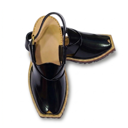 Norozi Chappal Luxury Black Double Sole