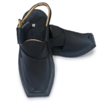 Kaptaan Chappal Premium Black Mate Double Sole