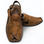 Peshawari Chappal Brown Color Double Shade Single Sole