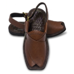 Peshawari Chappal Mustard Single Sole Danedar Style