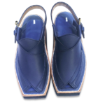 Kaptaan Chappal Blue Mate Color Double Sole Design - Image 2