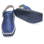 Kaptaan Chappal Blue Mate Color Double Sole Design - Image 3