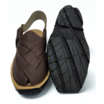 Norozi Chappal Stylish Brown Double Sole Unique Design - Image 3