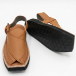 Kaptaan Chappal Premium Golden Brown Mate Double Sole - Image 3