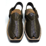 Norozi Chappal Double Sole Traditional Mehendi Color Printed - Image 3