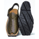 Norozi Chappal Double Sole Traditional Mehendi Color Printed - Image 2