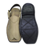 Peshawari Chappal Premium Cream Leather Shade Single Sole - Image 2