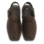 Charsadda Chappal Traditional Brown Color Double Sole - Image 2