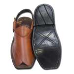 Peshawari Chappal Handmade Mustard Single Sole - Image 2
