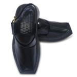 Charsadda Chappal Premium Black Mascat Double Sole