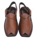 Peshawari Chappal Mustard Single Sole Danedar Style - Image 2