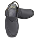 Peshawari Chappal Grey Color Single Sole Gogo Chappal