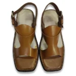 Panjedar Chappal Stylish Brown Color Zalmi Design - Image 2