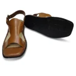 Panjedar Chappal Stylish Brown Color Zalmi Design - Image 3