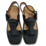 Panjedar Chappal Zalmi Style Black color Design - Image 2