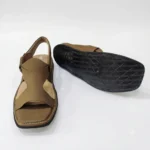 Panjedar Chappal Handmade Cream Color Zalmi Style - Image 3