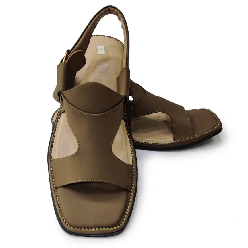 Panjedar Chappal Handmade Cream Color Zalmi Style Panjedar Chappal Handmade Cream Color Zalmi Style