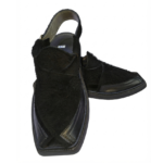 Premium Black Sabar Peshawari Chappal for Men