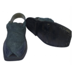 Dark Green Sabar Peshawari Chappal for Men - Image 3