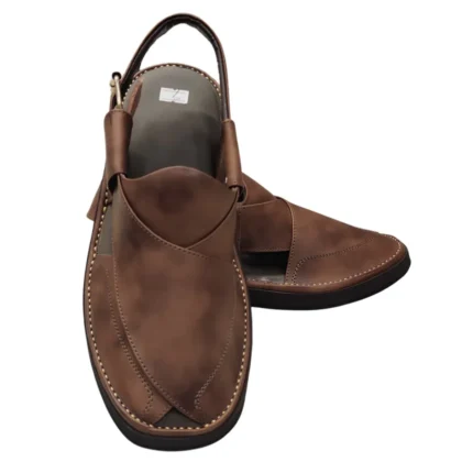 Brown Round Shape Double shade Design