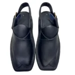 Kaptaan Chappal Black Mate Design - Image 2